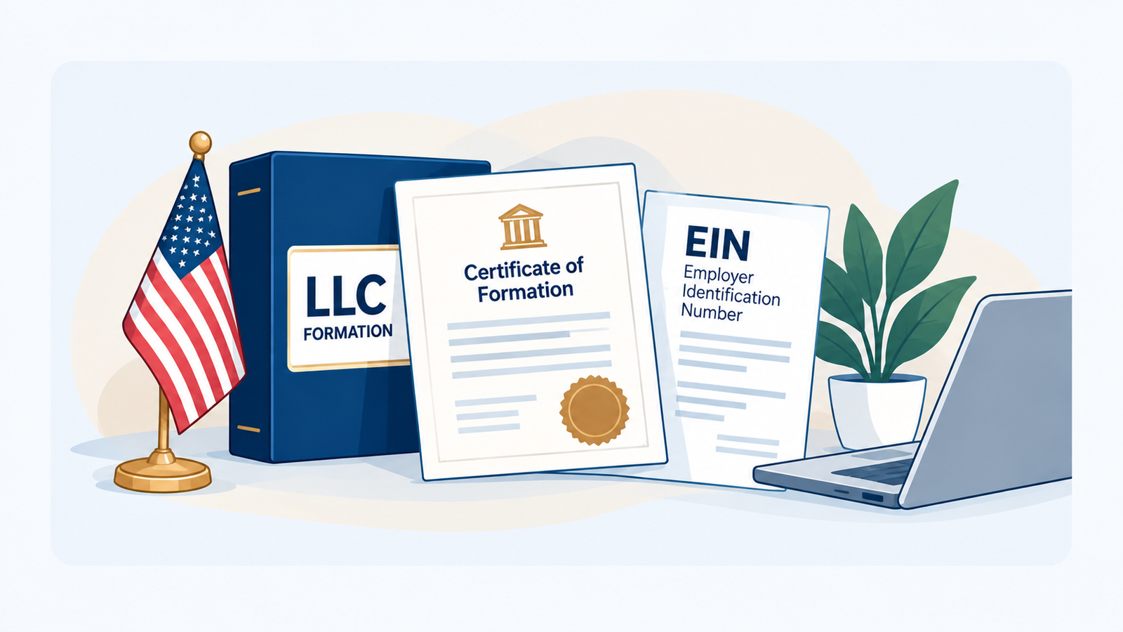 U.S. LLC formation and EIN documents